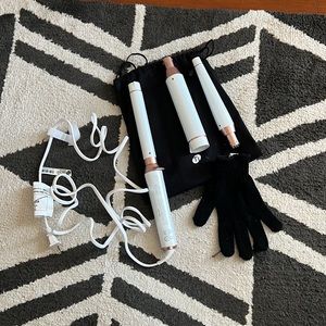Like New T3 Whirl Trio Interchangeable Curling Iron Set USD $355 Value